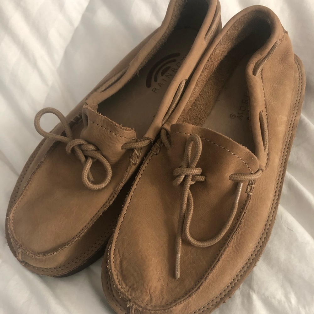 Rainbow Tan Women’s Moccasins